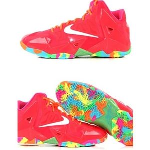 NWOT LeBron 11 GS “Laser Crimson”